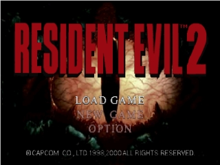 Resident Evil 2 (Europe) (En,Fr) Title Screen